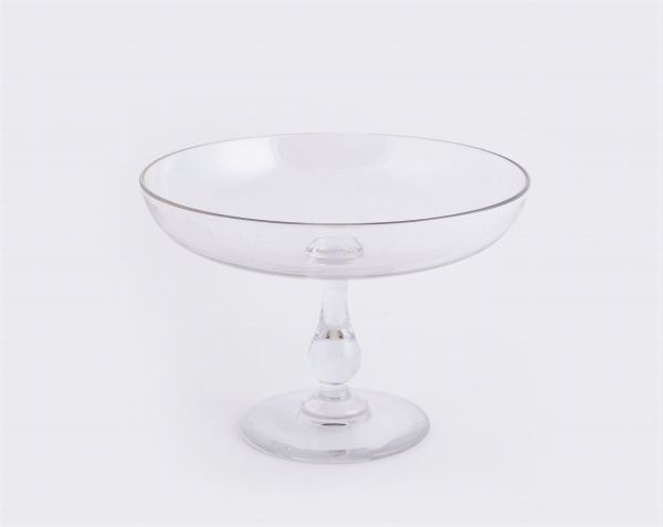 Alzata in cristallo  - Asta Antiquariato: Arredi, Dipinti, Oggetti d'Arte, Arte Orientale. - Associazione Nazionale - Case d'Asta italiane