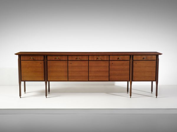 ARTIGIANI DEL MOBILE : Credenza a sei ante, Cant�  - Asta Asta 476 | DESIGN E ARTI DECORATIVE DEL NOVECENTO Online - Associazione Nazionale - Case d'Asta italiane