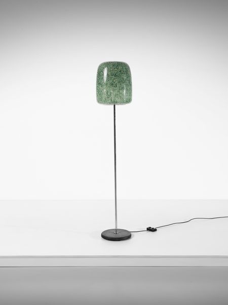 AULENTI GAE (1927 - 2012) : Lampada da terra della serie Neverrino per Vistosi, Murano  - Asta Asta 476 | DESIGN E ARTI DECORATIVE DEL NOVECENTO Online - Associazione Nazionale - Case d'Asta italiane