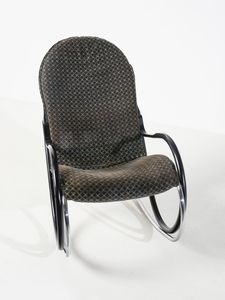 TUTTLE PAUL (1918 - 2002) : Poltrona a dondolo mod. Nonna per Str�ssle, Svizzera  - Asta Asta 476 | DESIGN E ARTI DECORATIVE DEL NOVECENTO Online - Associazione Nazionale - Case d'Asta italiane