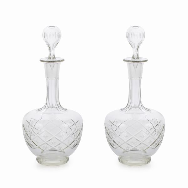 Coppia di bottiglie  - Asta Argenti e l'Arte della Tavola - Associazione Nazionale - Case d'Asta italiane