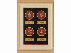 Antiche gemme incise  - Asta Dal Grand Tour al magico Oriente. Una collezione di stampe - Associazione Nazionale - Case d'Asta italiane