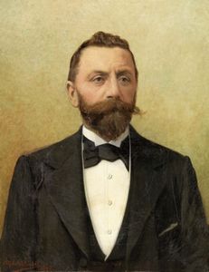 A.R. Lagneau - Ritratto di gentiluomo a mezzo busto
