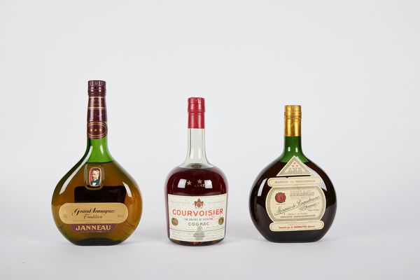 FRANCIA : Selezione Armagnac e Cognac (3 Bt)  - Asta Vini e Distillati - Associazione Nazionale - Case d'Asta italiane