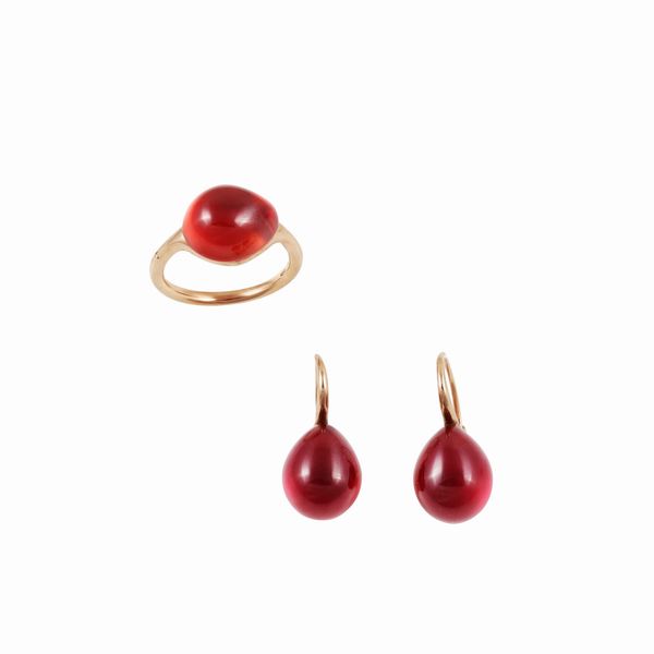 PARURE, POMELLATO Rouge Passion  - Asta GIOIELLI IMPORTANTI - Associazione Nazionale - Case d'Asta italiane