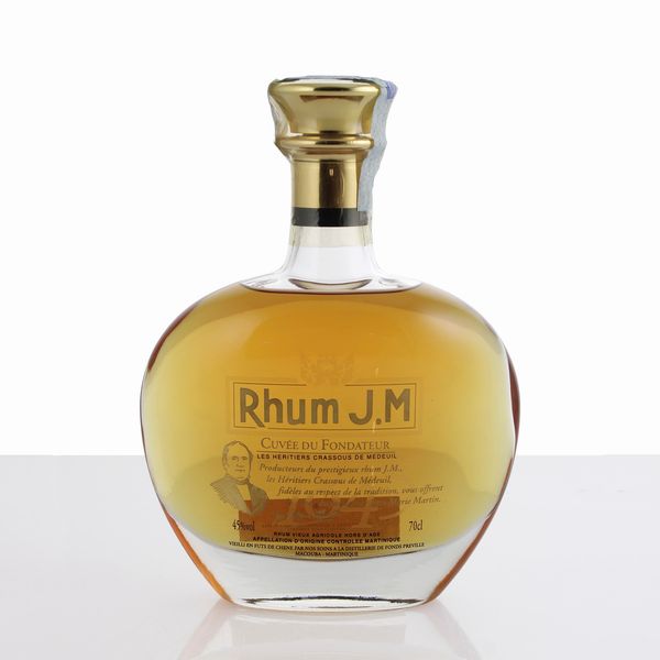 J. M Rhum, Cuv�e Du Fondateur  - Asta Vini e Distillati Web Only - Associazione Nazionale - Case d'Asta italiane