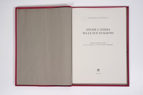 MICHELE CASCELLA : Anche l�anima ha le sue stagioni  - Asta Modern & Contemporary Prints - Associazione Nazionale - Case d'Asta italiane