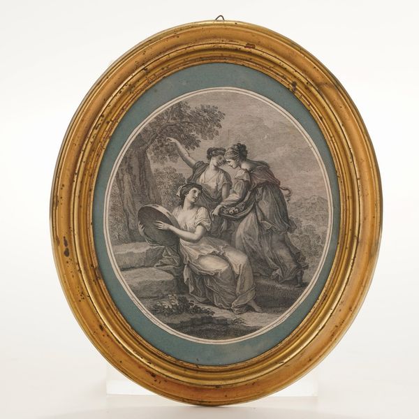 Stampa in cornice raffigurante Pomona o l'Allegoria dell'autunno  - Asta Antiquariato - Associazione Nazionale - Case d'Asta italiane