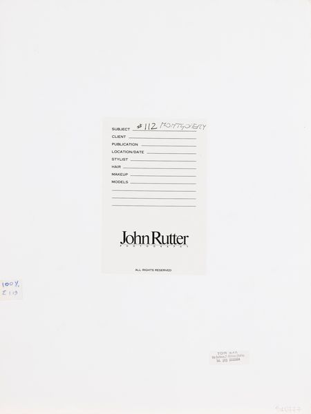 John Rutter : #112 Montgomery  - Asta Fotografia - Associazione Nazionale - Case d'Asta italiane