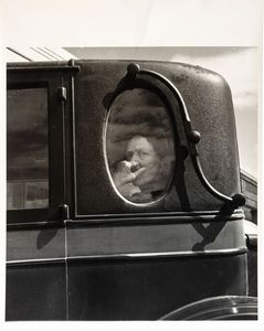 Dorothea Lange - Funeral Cort�ge End of an Era in a Small Valley Town<BR>