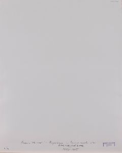 Franco Vaccari : Esposizione in tempo reale n�21: Bar Code - Code Bar, soggetto numero 12 dal volume Esposizioni in tempo reale  1993-1995  - Asta Fotografia - Associazione Nazionale - Case d'Asta italiane