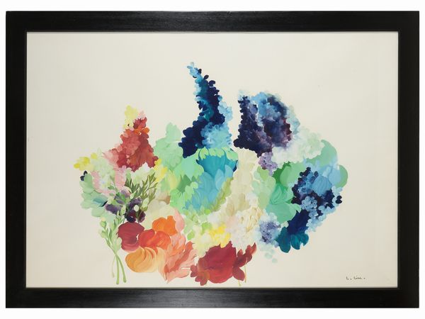 Lionella Lisi : Composizione  - Asta Arte Moderna e Contemporanea - Associazione Nazionale - Case d'Asta italiane