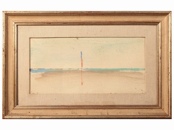 Ernesto Treccani : Marina  - Asta Arte Moderna e Contemporanea - Associazione Nazionale - Case d'Asta italiane