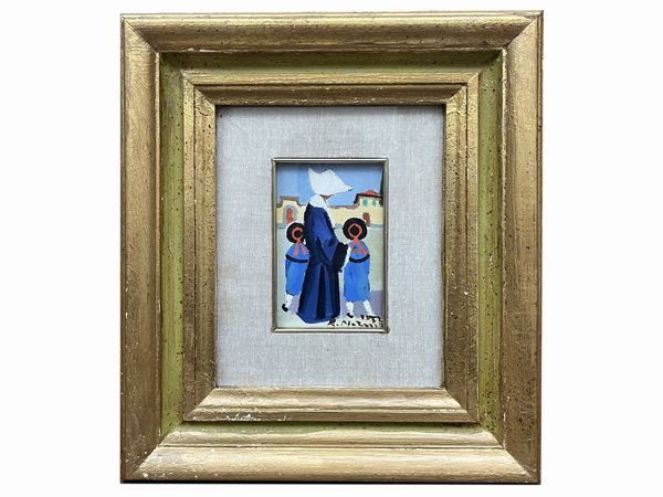 Rodolfo Marma : Monachina 1982  - Asta Arte Moderna e Contemporanea - Associazione Nazionale - Case d'Asta italiane