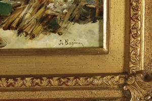 Alberto Pasini, Attribuito a : Al Corno dOro  - Asta Dipinti e Sculture del XIX-XX secolo - Associazione Nazionale - Case d'Asta italiane