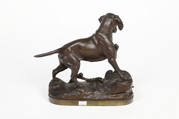 Prosper Le Courtier : Cane che punta  - Asta Sei Secoli di Arti e Arredi - Associazione Nazionale - Case d'Asta italiane