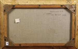 Emmanuil Abramovich Kaminsky : Vicino allo stagno, 1982  - Asta Sei Secoli di Arti e Arredi - Associazione Nazionale - Case d'Asta italiane