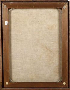 Scuola del XVIII secolo Ritratto di gentildonna con cesto di fiori  - Asta Sei Secoli di Arti e Arredi - Associazione Nazionale - Case d'Asta italiane