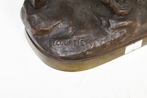 Prosper Le Courtier : Cane che punta  - Asta Sei Secoli di Arti e Arredi - Associazione Nazionale - Case d'Asta italiane