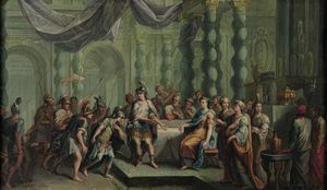 Francesco Deliani (attivo nel XIX secolo) Scene della vita di Enea  - Asta Sei Secoli di Arti e Arredi - Associazione Nazionale - Case d'Asta italiane