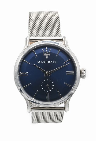 Maserati 73442 - Orologio da polso al quarzo da uomo in acciaio con bracciale originale in acciaio  - Asta Asta a Tempo - Orologi da Tasca da Polso e da Tavolo - Associazione Nazionale - Case d'Asta italiane