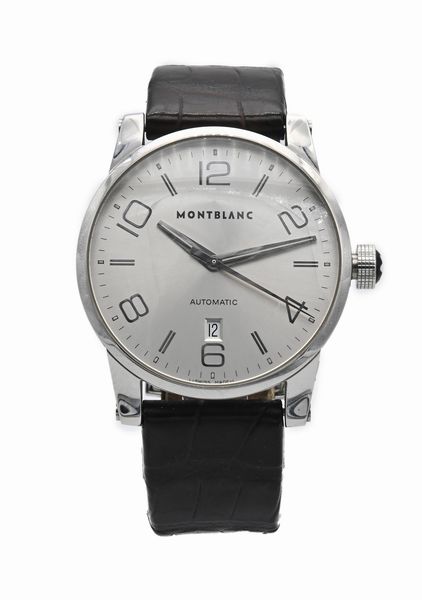 Montblanc Steel Collection Automatic 7070 - Orologio da polso automatico da uomo in acciaio con datario  - Asta Asta a Tempo - Orologi da Tasca da Polso e da Tavolo - Associazione Nazionale - Case d'Asta italiane