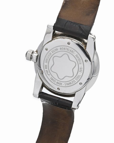 Montblanc Steel Collection Automatic 7070 - Orologio da polso automatico da uomo in acciaio con datario  - Asta Asta a Tempo - Orologi da Tasca da Polso e da Tavolo - Associazione Nazionale - Case d'Asta italiane