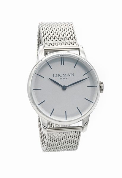 Locman 251 - Orologio da polso al quarzo da uomo in acciaio con bracciale in acciaio  - Asta Asta a Tempo - Orologi da Tasca da Polso e da Tavolo - Associazione Nazionale - Case d'Asta italiane