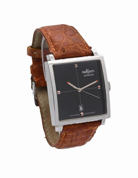 Markiaro Automatic - Orologio da polso automatico unisex in acciaio con datario  - Asta Asta a Tempo - Orologi da Tasca da Polso e da Tavolo - Associazione Nazionale - Case d'Asta italiane