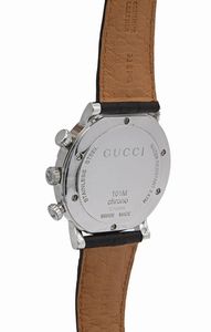 Gucci GCrono 101M - Orologio da polso da uomo cronografo al quarzo in acciaio con brillantini  - Asta Asta a Tempo - Orologi da Tasca da Polso e da Tavolo - Associazione Nazionale - Case d'Asta italiane