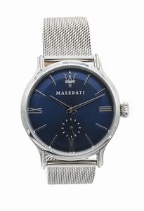 Maserati 73442 - Orologio da polso al quarzo da uomo in acciaio con bracciale originale in acciaio  - Asta Asta a Tempo - Orologi da Tasca da Polso e da Tavolo - Associazione Nazionale - Case d'Asta italiane