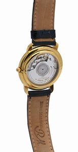 Ren� Marchal Regulator Automatic - Orologio da polso automatico da uomo in metallo placcato oro giallo. Fondo scheletrato  - Asta Asta a Tempo - Orologi da Tasca da Polso e da Tavolo - Associazione Nazionale - Case d'Asta italiane