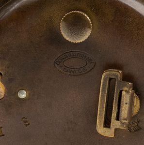 Doxa Watch Co. : Orologio da tavolo Art Dco in argento e smalti  - Asta Piccoli Orologi da tavolo Art Dco e Saliere d'Epoca dalle Collezioni Melandri di Objets de Vertu - Associazione Nazionale - Case d'Asta italiane
