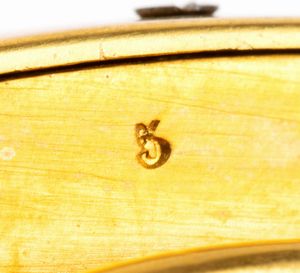 Orologio da tavolo Art D�co con smalti policromi  - Asta Piccoli Orologi da tavolo Art D�co e Saliere d'Epoca dalle Collezioni Melandri di Objets de Vertu - Associazione Nazionale - Case d'Asta italiane