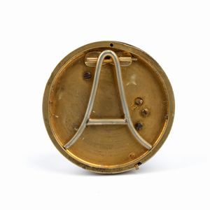 Orologio da tavolo Art D�co con smalti  - Asta Piccoli Orologi da tavolo Art D�co e Saliere d'Epoca dalle Collezioni Melandri di Objets de Vertu - Associazione Nazionale - Case d'Asta italiane