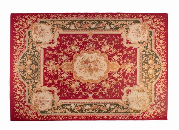 Tappeto del tipo Aubusson  - Asta Arredi e Dipinti Antichi da una Dimora Lombarda - Associazione Nazionale - Case d'Asta italiane