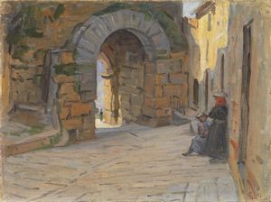 Luigi Gioli - Porta all'Arco, Volterra