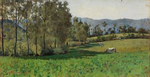 Telemaco Signorini - Agosto a Pietramala