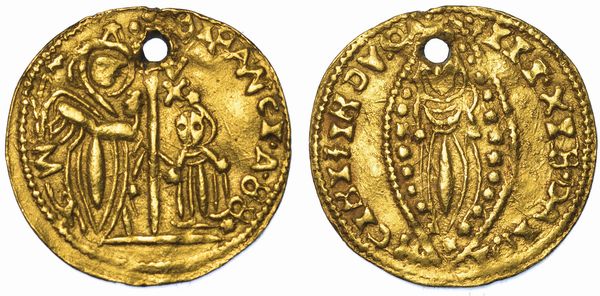 ZECCA INCERTA (INDIA?) Imitazione orientale del ducato veneziano.  - Asta Numismatica - Associazione Nazionale - Case d'Asta italiane