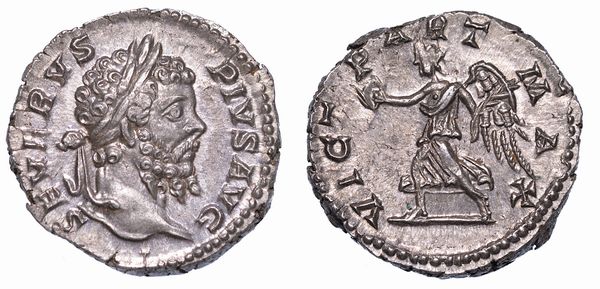 SETTIMIO SEVERO, 193-211. Denario, anni 201-202.  - Asta Numismatica - Associazione Nazionale - Case d'Asta italiane
