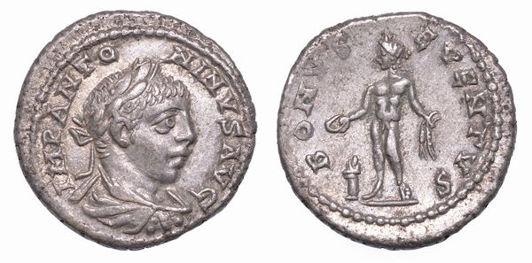ELIOGABALO, 218-222. Denario, anni 218-219. Zecca incerta in Oriente.  - Asta Numismatica - Associazione Nazionale - Case d'Asta italiane