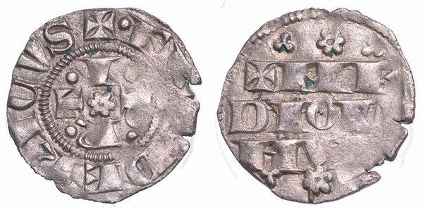 MILANO. ETA' COMUNALE, A NOME DI FEDERICO IMPERATORE, MET� XII - INIZIO XIV SEC. Denaro imperiale piano.  - Asta Numismatica - Associazione Nazionale - Case d'Asta italiane
