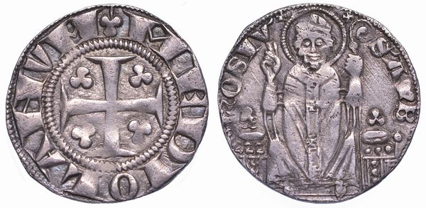 MILANO. ETA' COMUNALE, MET� XIII - INIZIO XIV SECOLO. Ambrosino piccolo.  - Asta Numismatica - Associazione Nazionale - Case d'Asta italiane