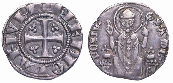 MILANO. ETA' COMUNALE, MET� XIII - INIZIO XIV SECOLO. Ambrosino piccolo.  - Asta Numismatica - Associazione Nazionale - Case d'Asta italiane