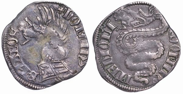 MILANO. BERNABO� VISCONTI, 1354-1385. Pegione.  - Asta Numismatica - Associazione Nazionale - Case d'Asta italiane