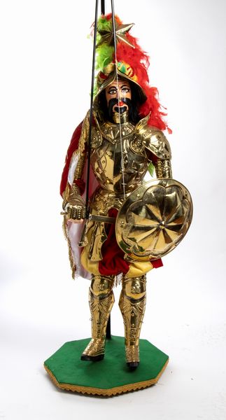 Collezione Lombardo - Pupi siciliani - Paladino della storia della Chanson de Roland  - Asta Antiquariato Navale dalla Collezione de 