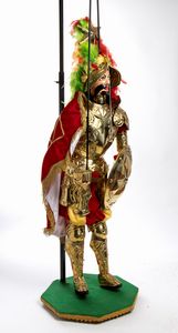 Collezione Lombardo - Pupi siciliani - Paladino della storia della Chanson de Roland  - Asta Antiquariato Navale dalla Collezione de 
