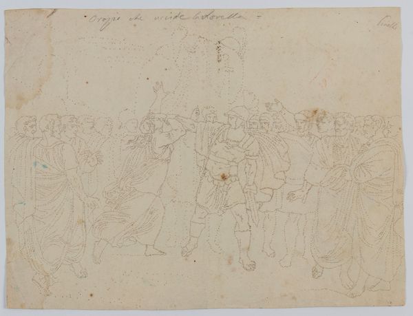 Bartolomeo Pinelli : Orazio di ritorno vittorioso dallo scontro con i Curiazi, uccide la sorella  - Asta Stampe antiche e moderne, disegni e carte geografiche - Associazione Nazionale - Case d'Asta italiane