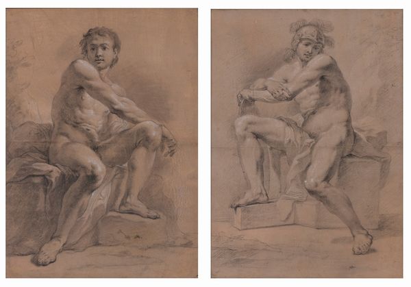 Studi per i nudi  - Asta Stampe antiche e moderne, disegni e carte geografiche - Associazione Nazionale - Case d'Asta italiane