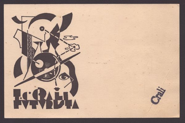 TULLIO CRALI : T. Crali / Futurista  - Asta Stampe antiche e moderne, disegni e carte geografiche - Associazione Nazionale - Case d'Asta italiane